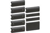 Lauritz Knudsen - LK IHC Wireless FUGA tangentsæt for batteritryk 6SL 1½ modul, koksgrå - 530D8004