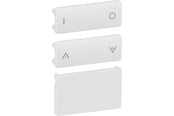 Lauritz Knudsen - LK IHC Wireless FUGA tangentsæt for batteritryk 2SL 1 modul, hvid - 530D6003