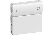 Lauritz Knudsen - LK IHC Wireless FUGA batteritryk 2 slutte 1 modul, hvid - 505D6001