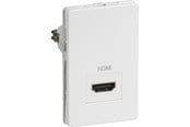 Lauritz Knudsen - LK FUGA HDMI udtag 1½ modul, hvid - 508D6450