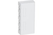 Lauritz Knudsen - LK LEXCOM Dataudtag uden konnektor Montageboks Softline 212, 4xRJ, hvid - 588D6046