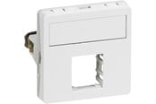 Lauritz Knudsen - LK Dataudtag FUGA 1xActassi leveres uden konnektor 1 modul hvid - 588D6011