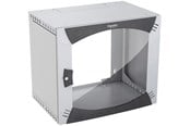 Rack skabe - Schneider Electric Actassi 19'' vægrack med glasdør 600x600x780 mm 15HE, lysegrå - NSYOPB15U6F