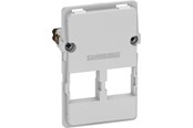 Lauritz Knudsen - LK FUGA dataudtag uden konnektor for 2 CommScope 1½ modul, uden afdækning - 588D0791