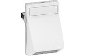 Lauritz Knudsen - LK FUGA dataudtag uden konnektor f/2 Actassi skrå 1½ modul, hvid - 588D6071
