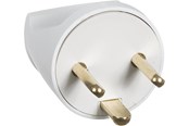 Lauritz Knudsen - LK Stikprop EDB 2-pol med jord rund lige type 85, hvid - 210A1278