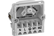 Lauritz Knudsen - LK FUGA lampeudtag 5-polet 16A/440V 1 modul, uden afdækning - 509D0015