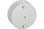 Lauritz Knudsen - LK Clips-roset rund Ø 80 mm 3-leder, lysegrå - 182A5062