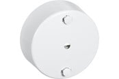 Lauritz Knudsen - LK Clips-roset rund Ø 80 mm 3-leder, hvid - 182A1060