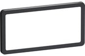 Lauritz Knudsen - LK FUGA Slim 55 Design ramme 2 modul, koksgrå - 560D8820