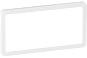 Lauritz Knudsen - LK FUGA Slim 55 Design ramme 2 modul, hvid - 560D6820