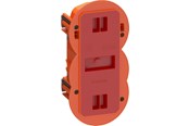 Lauritz Knudsen - LK FUGA AIR Slim forfradåse 2½ modul, orange - 504D3525
