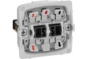 Lauritz Knudsen - LK FUGA afbryder med korrespondance 16A med lampe 250V 1 modul, uden afdækning - 542D0306