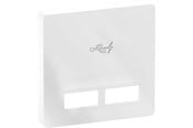 Lauritz Knudsen - LK FUGA afdækning for dobbelt 5V USB-lader 1 modul, hvid - 540D6701