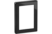 Lauritz Knudsen - LK FUGA Pure 66 Design ramme 1½ modul, sort glas - 560D2015