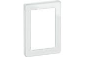 Lauritz Knudsen - LK FUGA Pure 66 Design ramme 1½ modul, hvid glas - 560D1015
