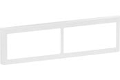 Lauritz Knudsen - LK FUGA Soft 63 Design ramme 2x2 modul vandret, hvid - 560D6340
