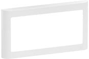 Lauritz Knudsen - LK FUGA Soft 63 Design ramme 2 modul vandret, hvid - 560D6120