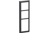Lauritz Knudsen - LK FUGA Soft 63 Design ramme 3½ modul, koksgrå - 560D8035