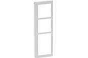 Lauritz Knudsen - LK FUGA Soft 63 Design ramme 3½ modul, lysegrå - 560D5035