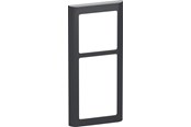 Lauritz Knudsen - LK FUGA Soft 63 Design ramme 2½ modul, koksgrå - 560D8025