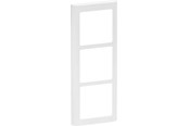 Lauritz Knudsen - LK FUGA Soft 63 Design ramme 3x1 modul, hvid - 560D6030