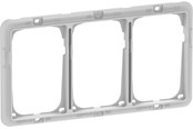 Lauritz Knudsen - LK FUGA teknisk monteringsramme 3x1½ modul - 560D0315