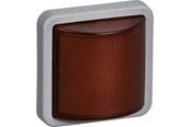 Lauritz Knudsen - LK OPUS 74 Industri signallampe LED 230V konstant/blink 1 modul, rød - 522M3811