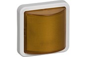 Lauritz Knudsen - LK OPUS 74 signallampe LED 24V konstant/blink 1 modul, gul - 522M5819