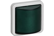 Lauritz Knudsen - LK OPUS 74 signallampe LED 24V konstant/blink 1 modul, grøn - 522M5818