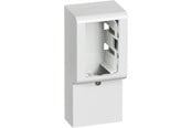 Lauritz Knudsen - LK FUGA Softline panelunderlag 1½ modul 49 mm dybde, hvid - 503D6115