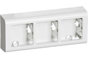 Lauritz Knudsen - LK FUGA Softline underlag 3 modul vandret, hvid - 503D6533