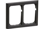 Lauritz Knudsen - LK FUGA Softline 63 ramme 2x1½ modul, koksgrå - 500D8215