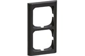 Lauritz Knudsen - LK FUGA Softline 63 ramme 2x1 modul, koksgrå - 500D8020