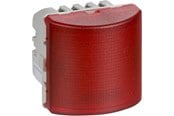 Lauritz Knudsen - LK FUGA signallampe LED 24V konstant/blink 1 modul, rød - 502D0345