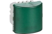 Lauritz Knudsen - LK FUGA signallampe LED 24V konstant/blink 1 modul, grøn - 502D0346