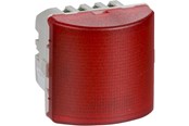 Lauritz Knudsen - LK FUGA signallampe LED 12V konstant/blink 1 modul, rød - 502D0342