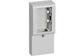 Lauritz Knudsen - LK FUGA Softline panelunderlag 1½ modul, lysegrå - 503D5015