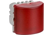 Lauritz Knudsen - LK FUGA signallampe LED 230V konstant/blink 1 modul, rød - 502D0332