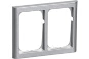 Lauritz Knudsen - LK FUGA Softline 63 ramme 2x1½ modul, stålmetallic - 500D7215