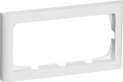 Lauritz Knudsen - LK FUGA Softline 63 ramme 2 modul vandret, hvid - 500D6120