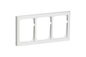 Lauritz Knudsen - LK FUGA Softline 63 ramme 3x1½ modul, hvid - 500D6315