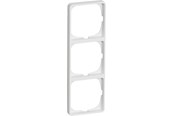 Lauritz Knudsen - LK FUGA Baseline 50 ramme 3x1 modul, hvid - 500D6830