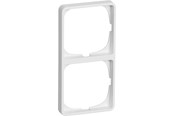 Lauritz Knudsen - LK FUGA Baseline 50 ramme 2x1 modul, hvid - 500D6820