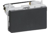Lauritz Knudsen - LK FUGA tekstfelt ½ modul, koksgrå - 530D8905