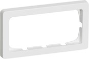 Lauritz Knudsen - LK FUGA Baseline 63 ramme 2 modul, hvid - 500D6112
