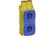 Lauritz Knudsen - LK OPUS 66 indstøbningsdåse 2 modul, gul - 504N1002