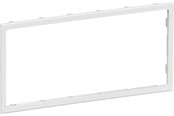 Lauritz Knudsen - LK CLIC'LINE ramme for 80 mm front 3 modul, hvid - 102F1835