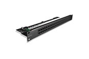 Kobberkabler - Leviton Patchpanel tele 50 ports rj45 - 2 par (36 & 45) fastfortrået 1he sort - C5CPNLU504PK2M