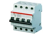 Komponenter til tavler og kasser - ABB Automatsikring c 32a, 4-polet c-karakteristik, brydeevne 6ka, 230/400v ac, 70mm bred s204-c32 - 2CDS254001R0324